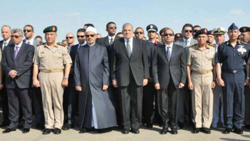 بث مباشر لجنازة ضحايا كرم القراديس العسكرية